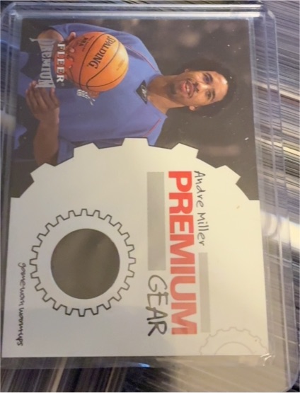 2002-03 Fleer Premium #NNO Andre Miller Premium Gear — front