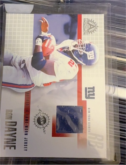 2002 Pacific Adrenaline #28 Ron Dayne — front