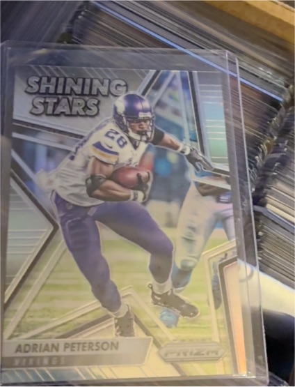 2016 Panini Prizm #23 Adrian Peterson Shining Stars Minnesota Vikings — front