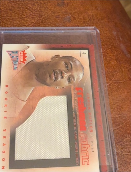 2002-03 Fleer Platinum #4 Caron Butler Freshman Fabric — front