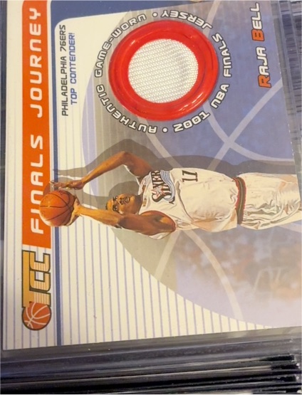 2001-02 Topps TCC Finals Journey #FJRB Raja Bell — front