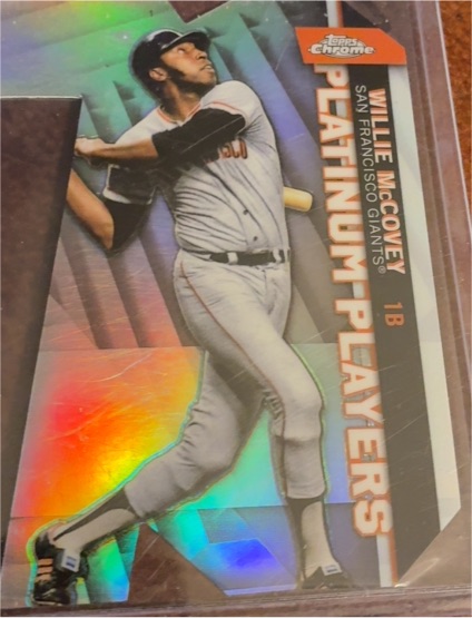 2021 Topps Chrome #CPDC-23 Willie McCovey Platinum Players Die Cut — front