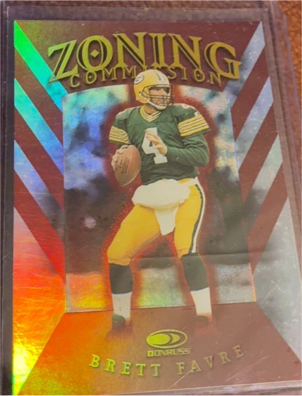 1997 Donruss Zoning Commission #1 Brett Favre — front
