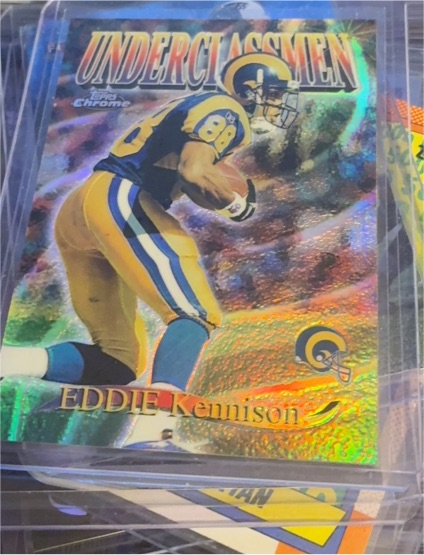 1997 Topps Chrome #U6 Eddie Kennison Underclassmen — front