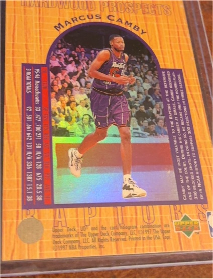 1996-97 Upper Deck UD3 Hardwood Prospects #11 Marcus Camby — front
