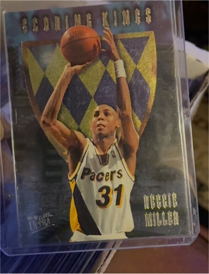 1995-96 Fleer Ultra Scoring Kings #6 Reggie Miller — front