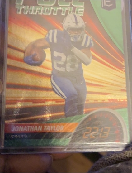 2022 Panini Donruss Elite Full Throttle #FT1 Jonathan Taylor — front
