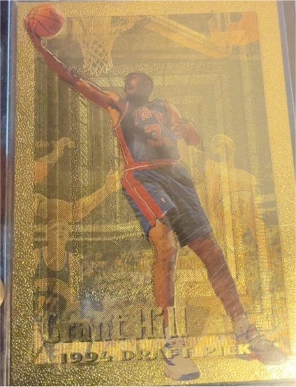 1994-95 Topps Embossed #103 Grant Hill — front