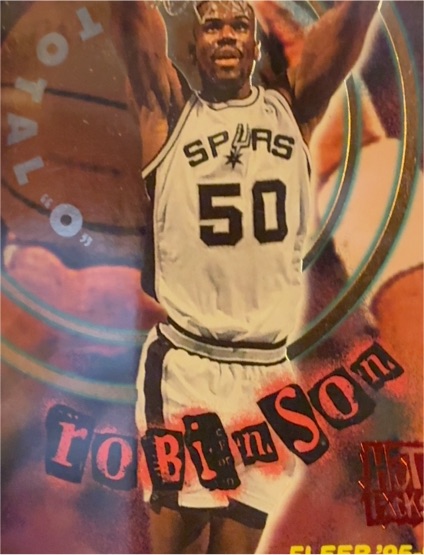 1995-96 Fleer Total O #8 David Robinson — front