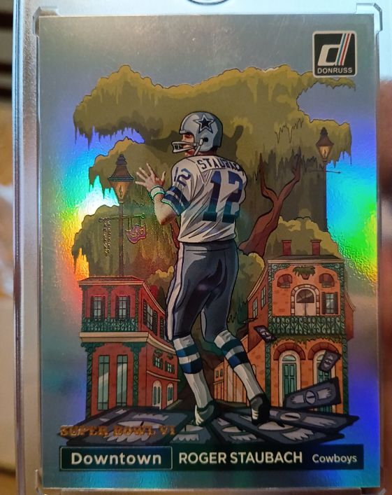 2025 Donruss Optic Downtown #DT-RS Roger Staubach — front