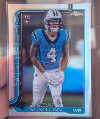 2025 Topps Chrome #326 Tetairoa McMillan — front