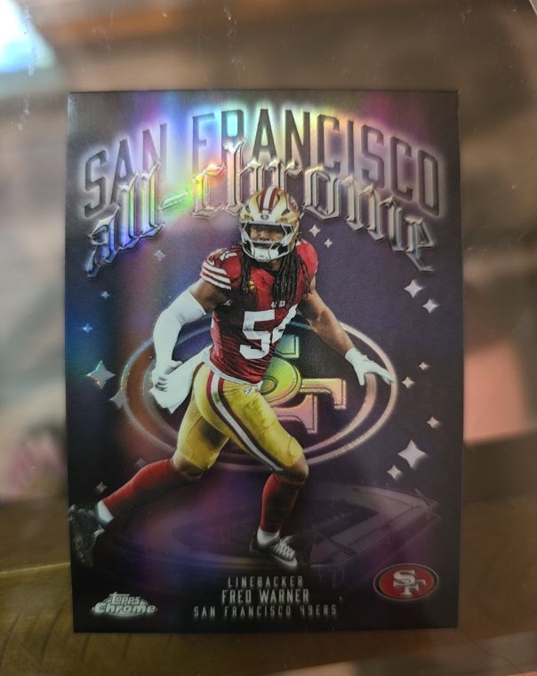 2025 Topps Chrome #ACT-20 Fred Warner All-Chrome — front