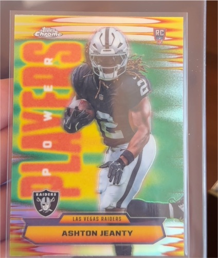 2025 Topps Chrome #PP-14 Ashton Jeanty Power Players — front