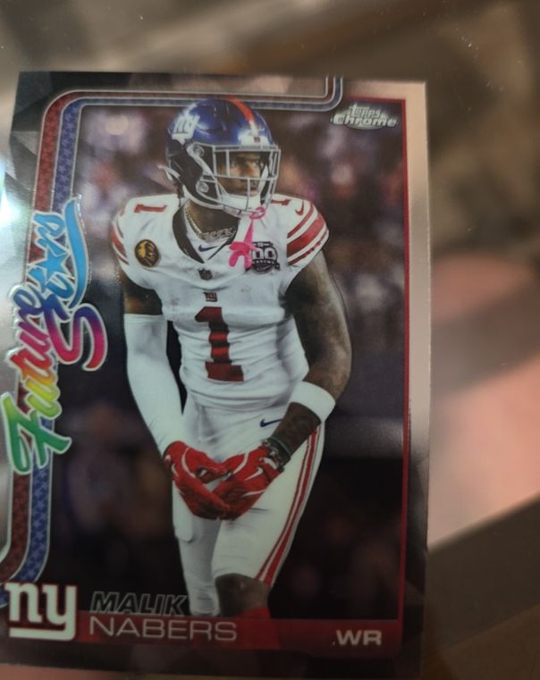 2024 Topps Chrome #205 Malik Nabers — front