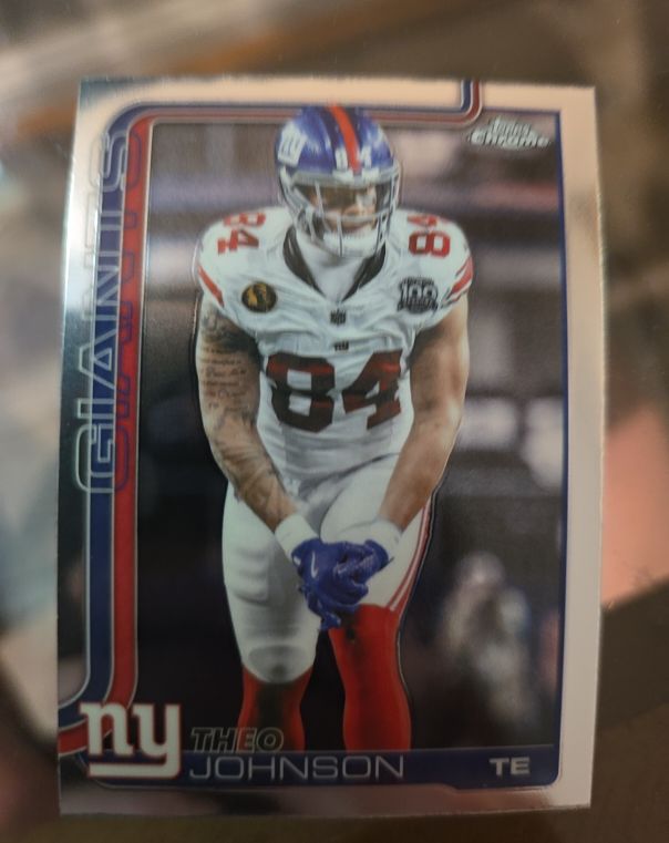 2024 Topps Chrome #257 Theo Johnson — front