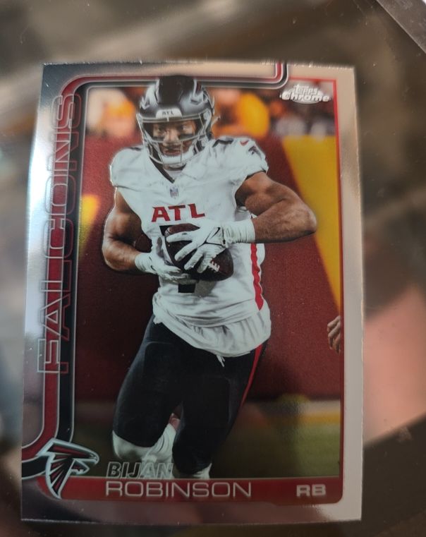 2025 Topps Chrome #16 Bijan Robinson — front