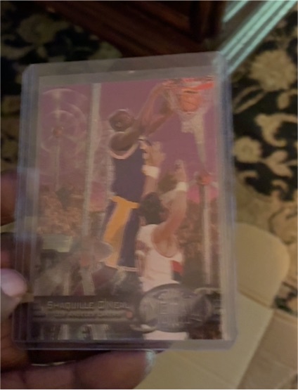 1997-98 Fleer Metal Universe #50 Shaquille O'Neal — front