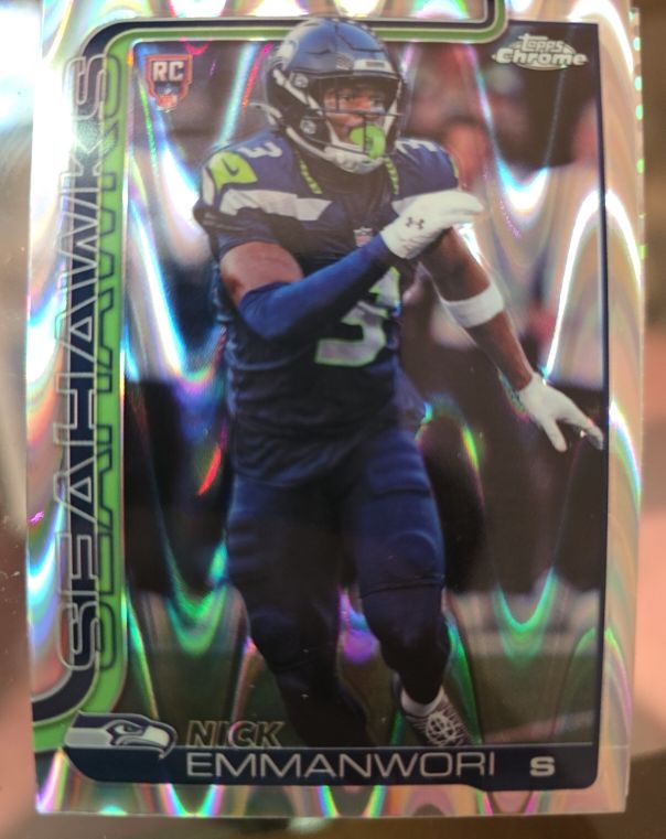 2025 Topps Chrome #348 Nick Emmanwori — front