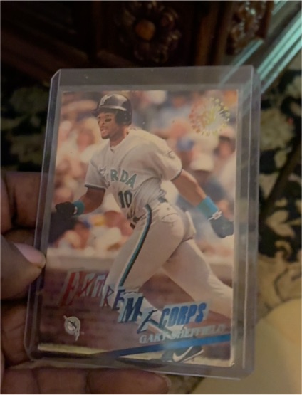 1995 Topps Stadium Club #500 Gary Sheffield Extreme Corps — front