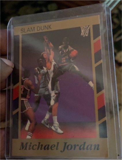 1990 Slam Dunk #6 Michael Jordan — front