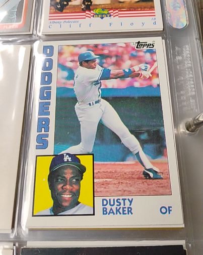 1984 Topps #40 Dusty Baker — front