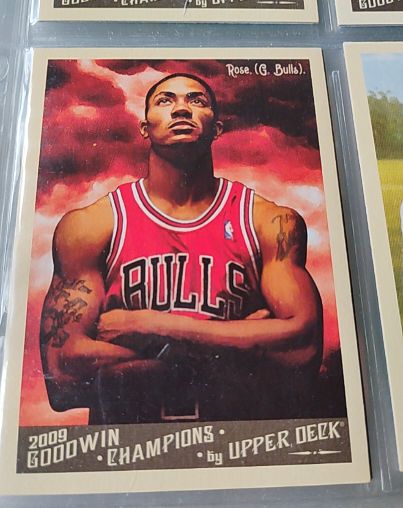 2009 Upper Deck Goodwin Champions #143 Derrick Rose — front
