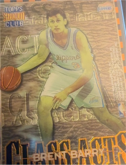 1996-97 Topps Stadium Club Class Acts #CA3 Brent Barry — front