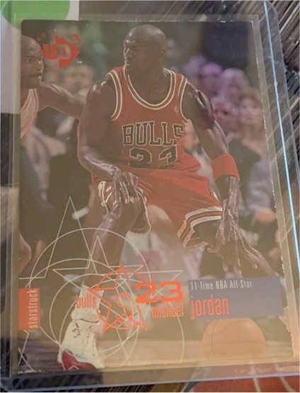 1997-98 Upper Deck UD3 Starstruck #23 Michael Jordan — front