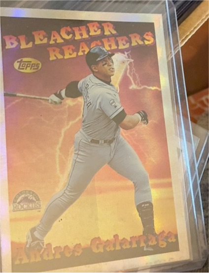 1997 Topps #SB10 Andres Galarraga Bleacher Reachers — front