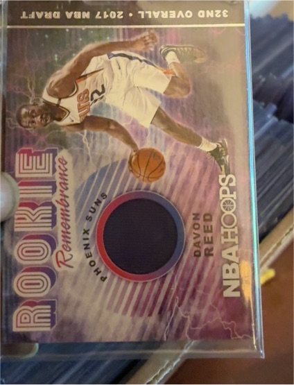 2018-19 Panini NBA Hoops Rookie Remembrance #RR-DR Davon Reed — front