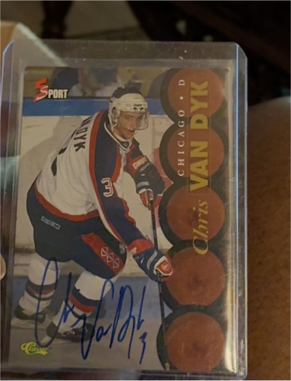 1995 Classic Five Sport #150 Chris Van Dyk — front