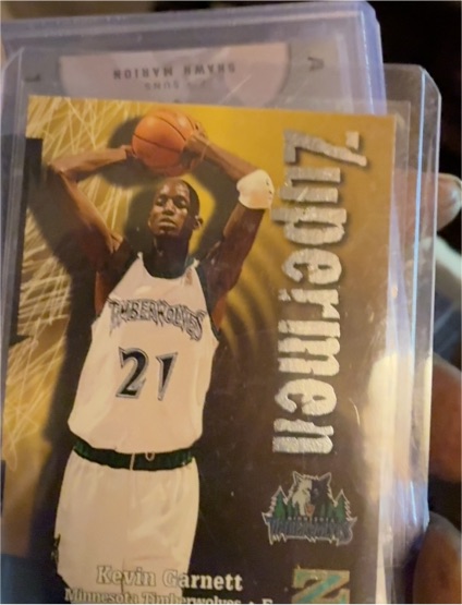 1997-98 Skybox Z-Force #199 Kevin Garnett — front