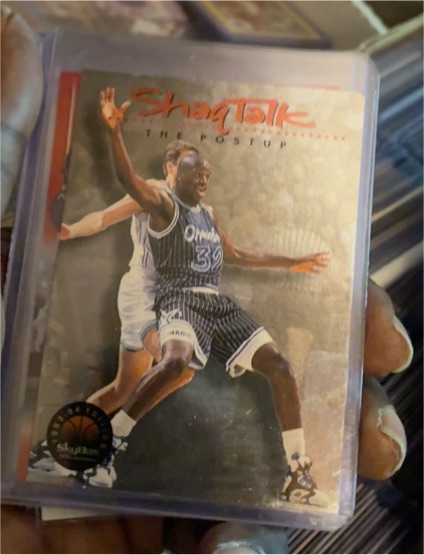 1993-94 Skybox Premium #3 Shaquille O'Neal Shaq Talk The Postup — front