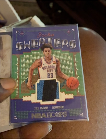 2021-22 Panini NBA Hoops Rookie Sweaters #RSW-TMN Tre Mann — front