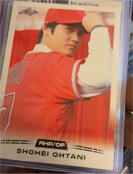 2018 Leaf #02 Shohei Ohtani Rookie Card — front