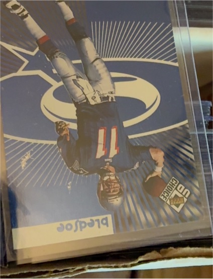 1998 Upper Deck Choice Starquest #11 Drew Bledsoe — front