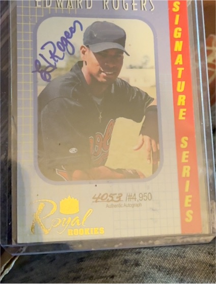 2000 Royal Rookies #5 Edward Rogers — front