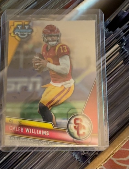 2023 Bowman Chrome U #1 Caleb Williams — front