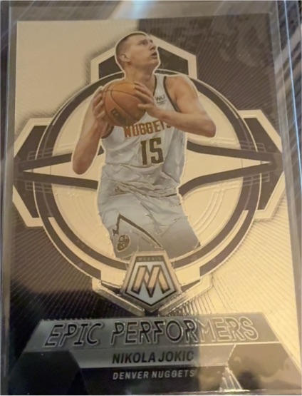 2022-23 Panini Mosaic #3 Nikola Jokic Epic Performers — front