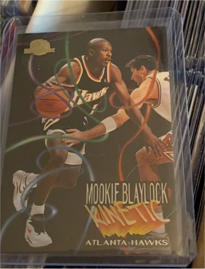 1995 SkyBox Premium Kinetic #K1 Mookie Blaylock — front