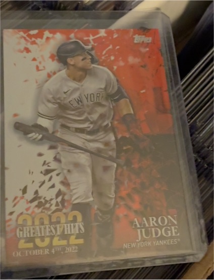 2023 Topps #22GH-25 Aaron Judge 2022 Greatest Hits — front