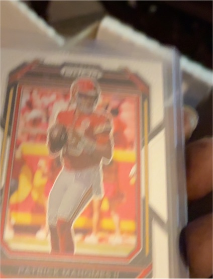 2022 Panini Select #49 Patrick Mahomes Concourse Level Silver Prizm Die-Cut — front