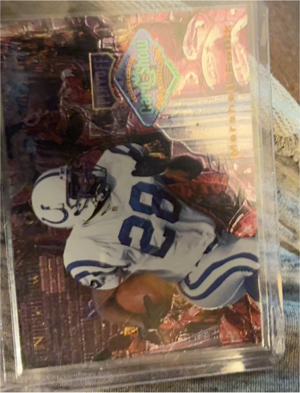 1995 Pacific Prisms #38 Marshall Faulk — front
