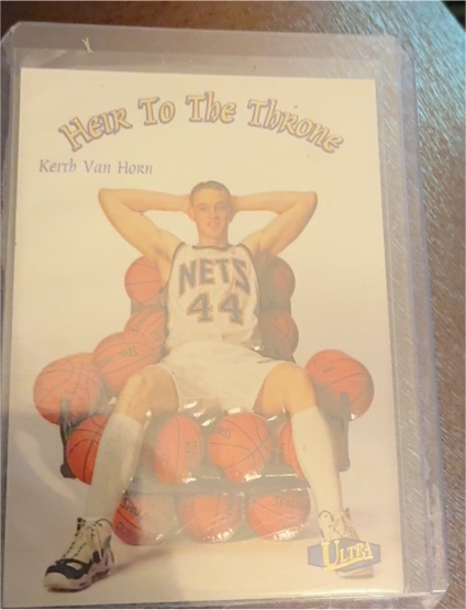 1997-98 Fleer Ultra #15HT Keith Van Horn Heir to the Throne Rookie — front