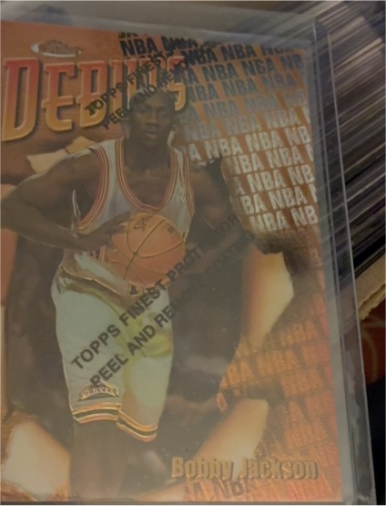 1997-98 Topps Finest #111 Bobby Jackson — front