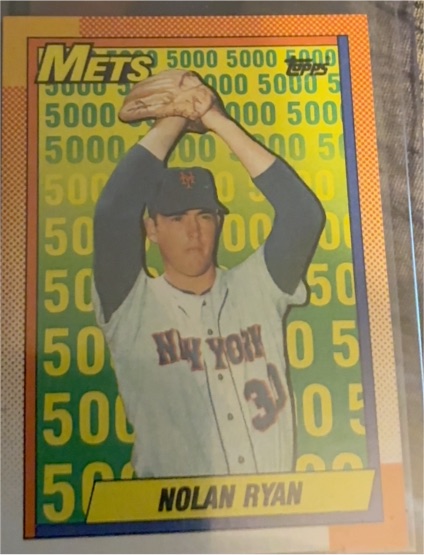1990 Topps #2 Nolan Ryan — front