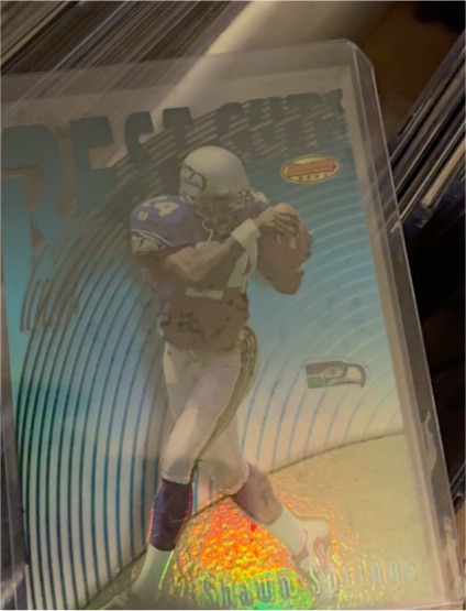 1997 Bowman's Best Best Cuts Atomic Refractor #BC6 Shawn Springs — front