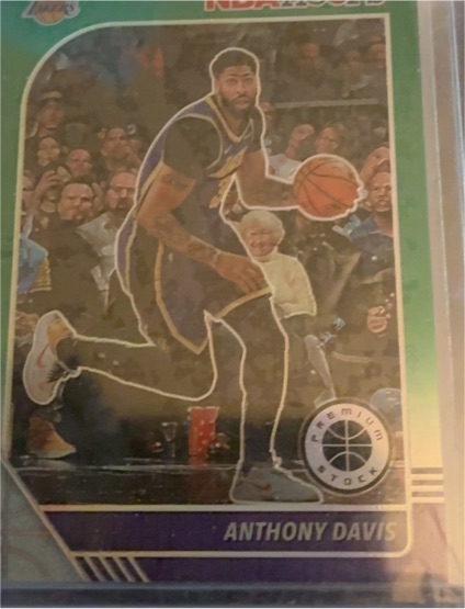 2019-20 Panini NBA Hoops Premium Stock #89 Anthony Davis — front
