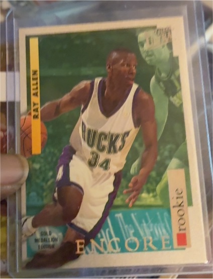 1996-97 Fleer Ultra Encore #265 Ray Allen Rookie — front