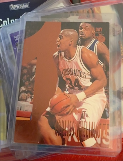 1995 Classic Rookies Draft Day #10 Corliss Williamson — front